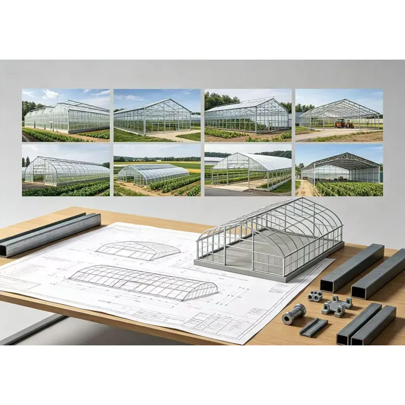 Agrarische staalconstructie