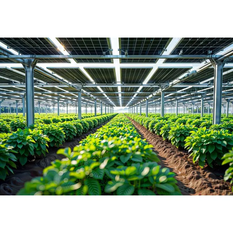Agrivoltaïsch zonne-kassysteem