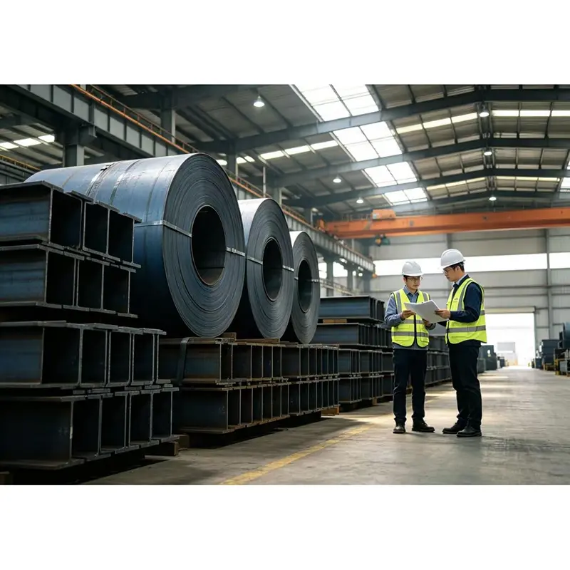 Industriële fabriek stalen structuur