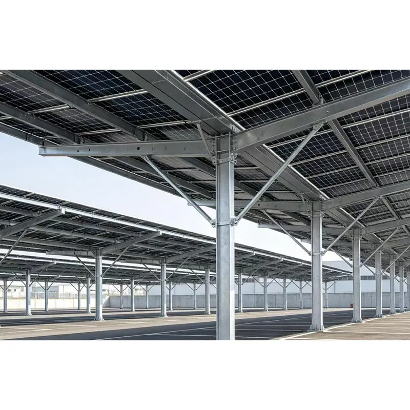 Fotovoltaïsche staalconstructie